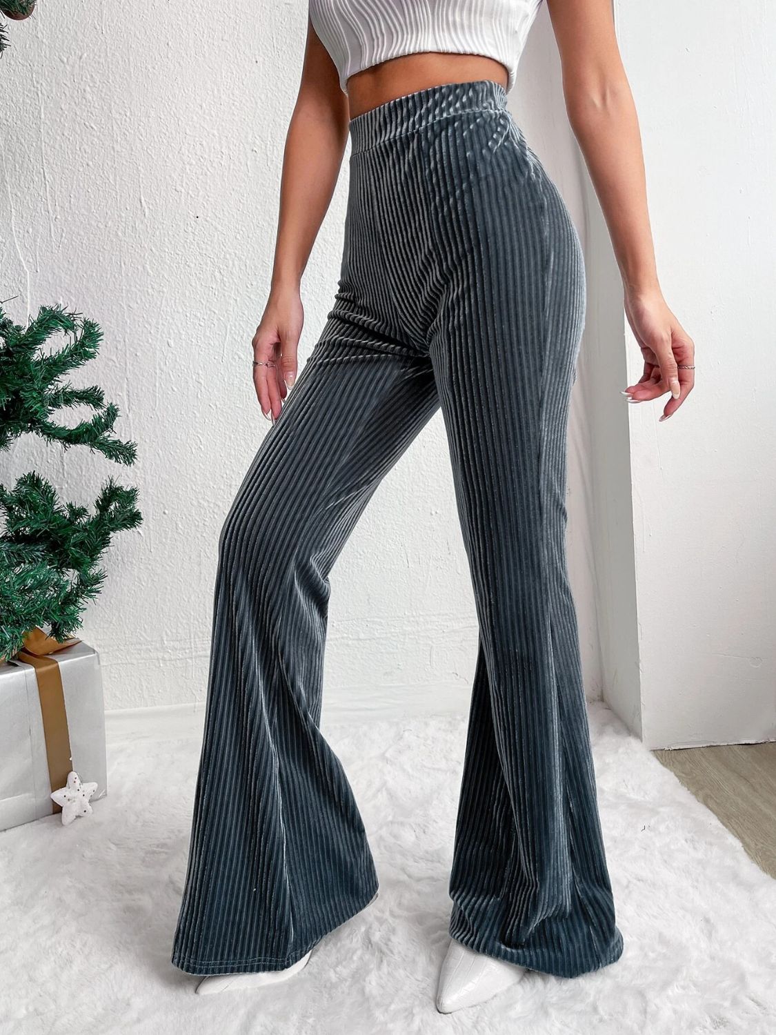 High Waist Flare Pants